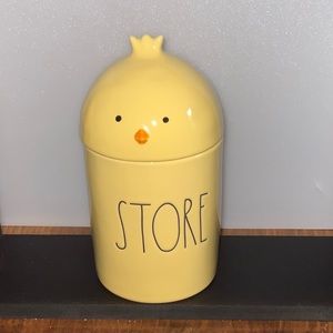 Rae Dunn Chick Cotton Jar